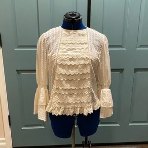 Zara Cream Blouse